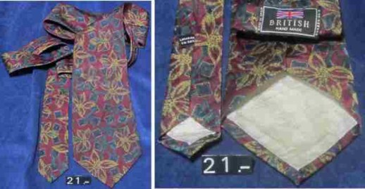 21 CORBATA BRITISH POLIESTER SPAIN